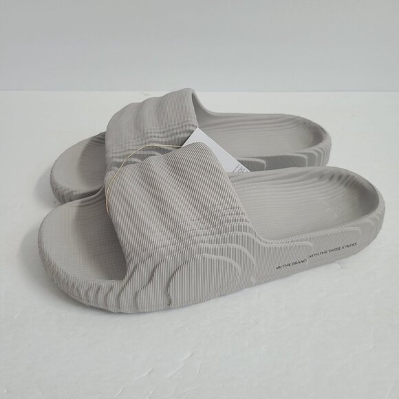 NEW Adidas Adilette 22 Slides HQ4670 Size 11 Light Brown